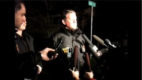 Play video: RAW VIDEO | Press conference on suspect shooting