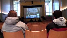 Play video: Community members watch the Lakewood Police Memorial
