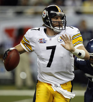 Ben Roethlisberger of the Steelers scored a controversial TD against the Seahawks.