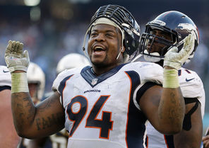 Terrance Knighton has been an affable presence for the Broncos this season.