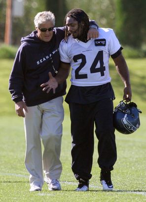  Marshawn Lynch (24) was having problems in Buffalo, but is productive in Seattle where Pete Carroll treats players with respect.
