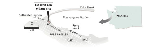 Tse-whit-zen village site map