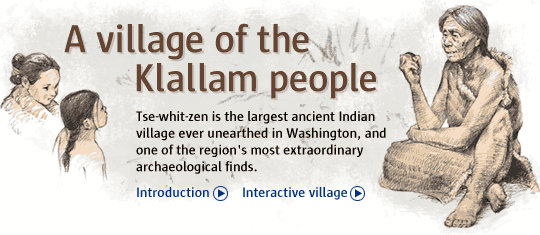 A village of the Klallam people